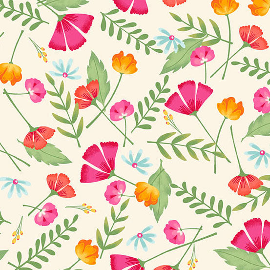 Bloom and Sew Yardage PRE-ORDER: Bold Blooms Cloud