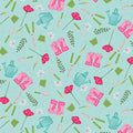 Bloom and Grow Yardage PRE-ORDER: Gardens Grow Ocean