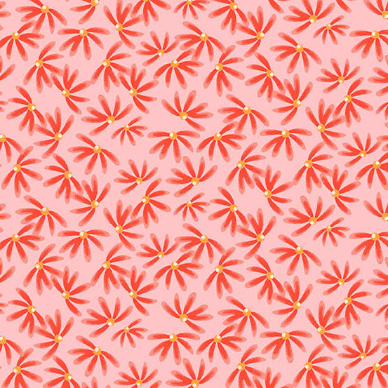 Bloom and Grow Yardage PRE-ORDER: Daisy Dance Carnation