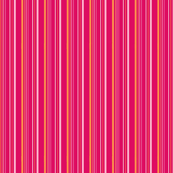 Bloom and Grow Yardage PRE-ORDER: Striking Stripes Hibiscus