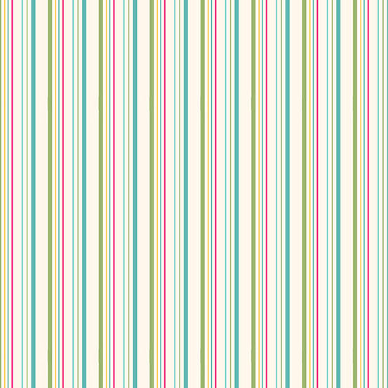 Bloom and Grow Yardage PRE-ORDER: Striking Stripes Cloud