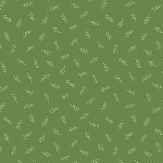 Bloom and Grow Yardage PRE-ORDER: Scattered Stems Clover
