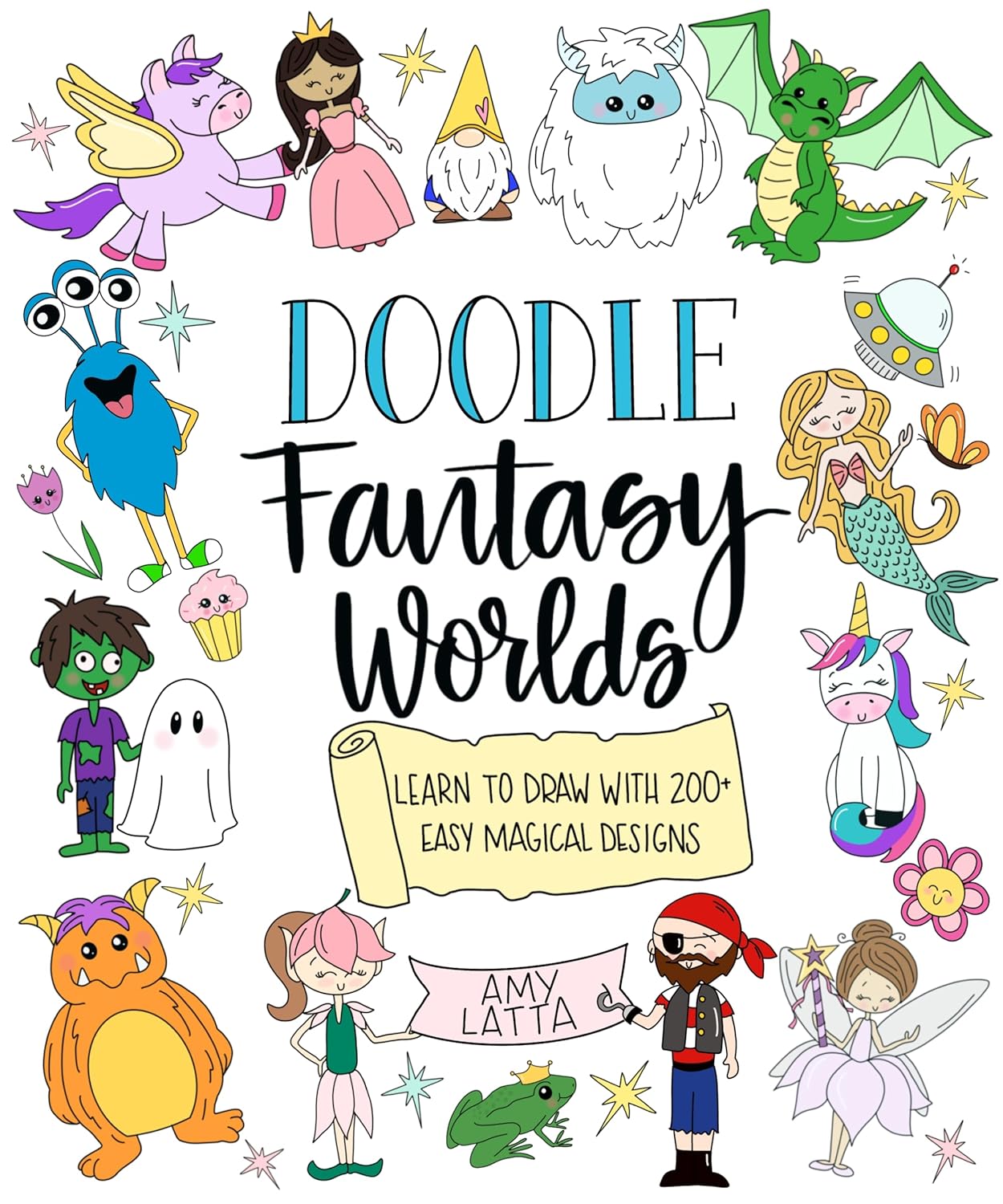 Doodle Fantasy Worlds - Autographed Copy