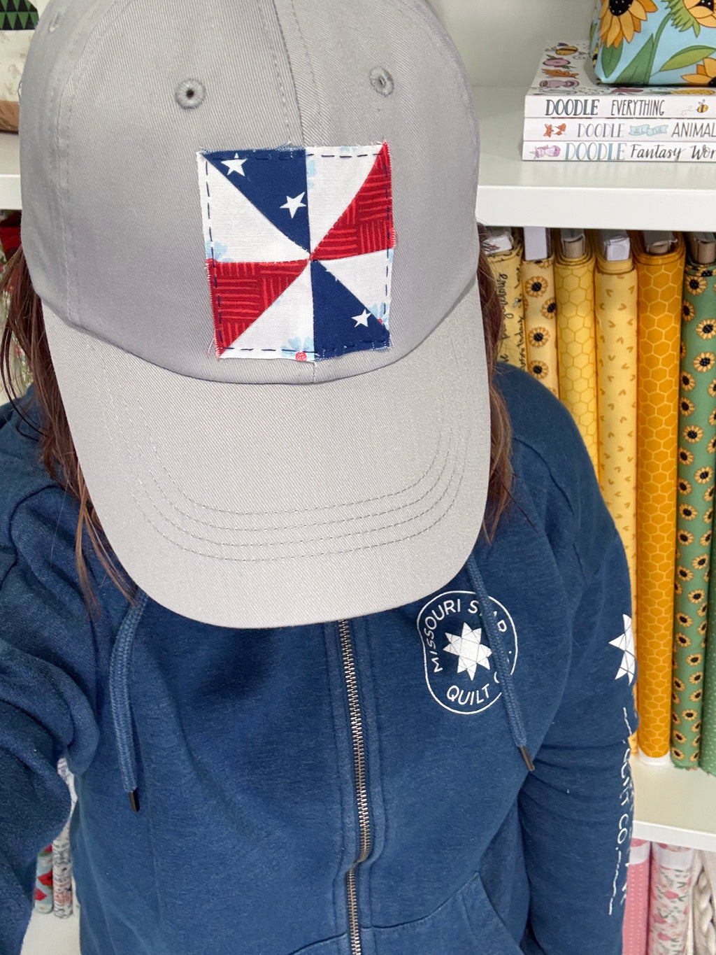 Patriotic Pinwheel Hat
