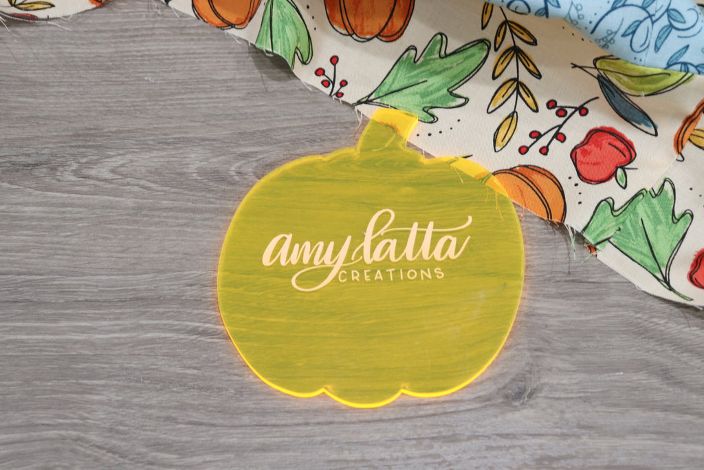 Large Pumpkin Acrylic Template PRE-ORDER