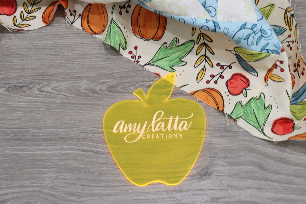 Apple Acrylic Template PRE-ORDER
