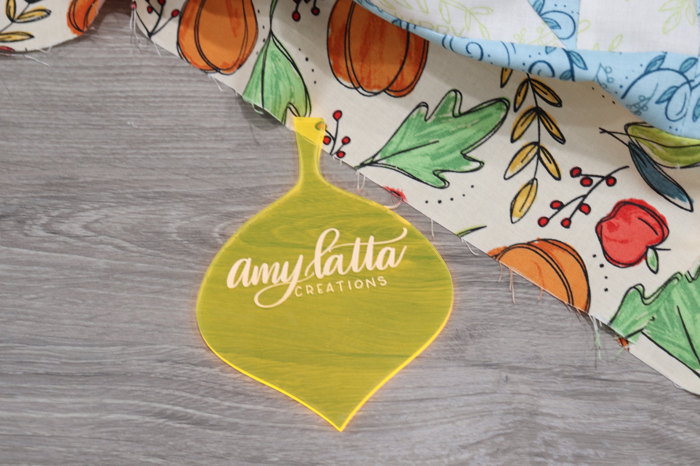 Wide Leaf Acrylic Template PRE-ORDER