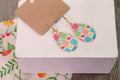 Leather Patchwork Earrings