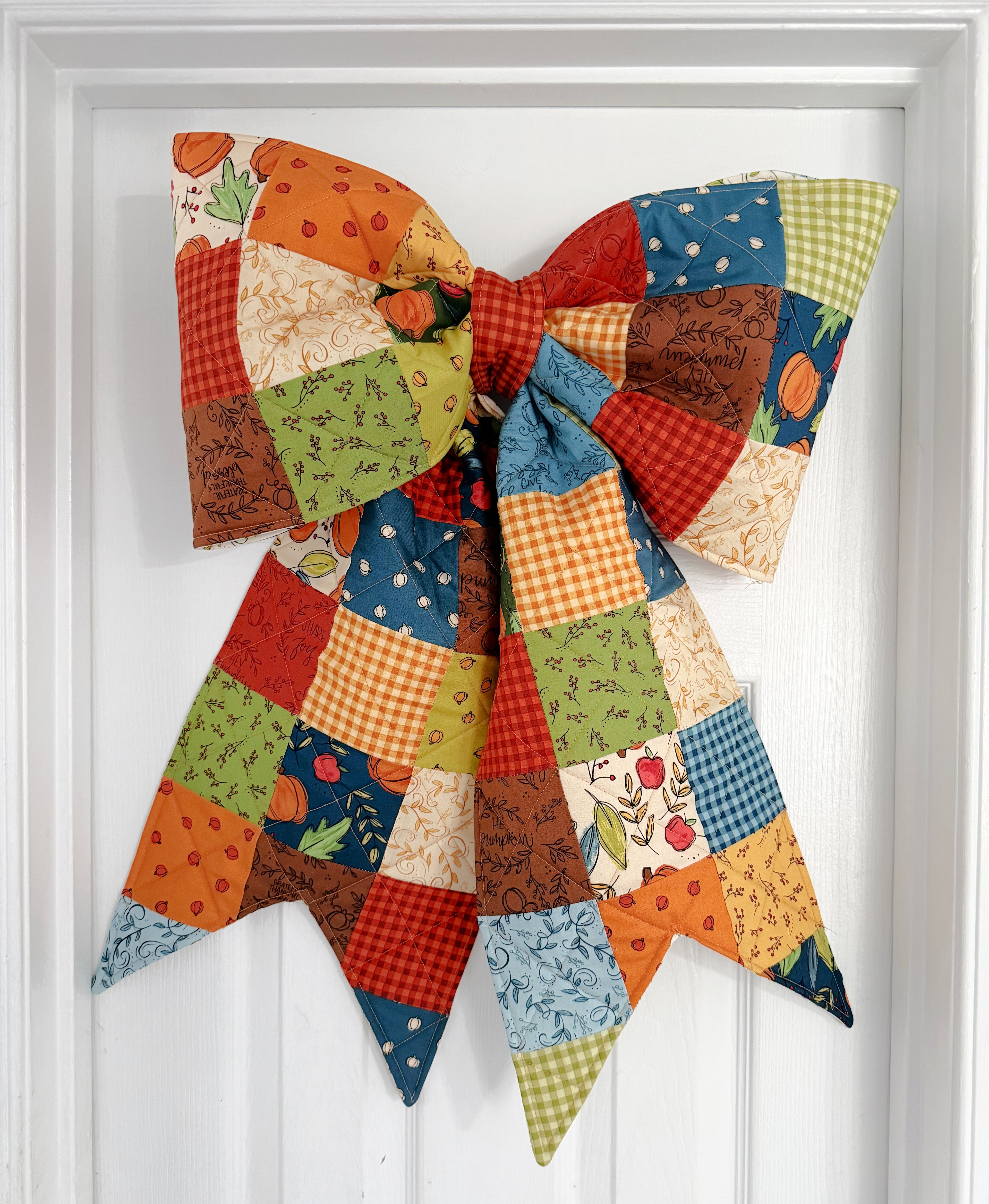 Large Patchwork Bow Pattern