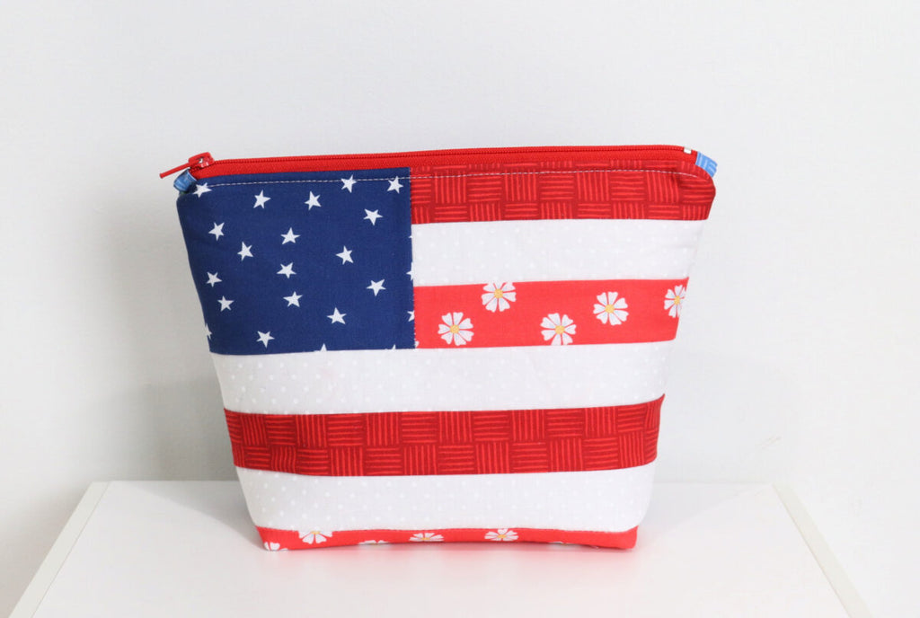 American Flag Pouch Digital Pattern