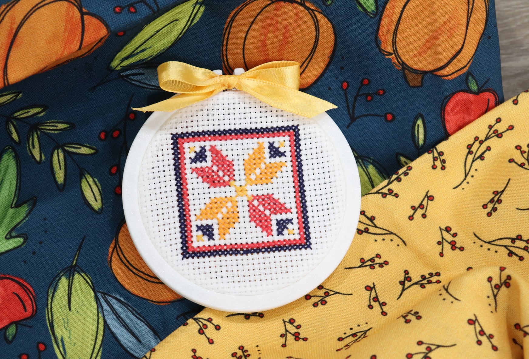 Harvest Home Mini Cross Stitch Kit
