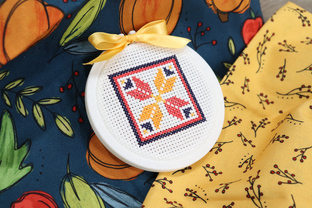 Harvest Home Mini Cross Stitch Kit