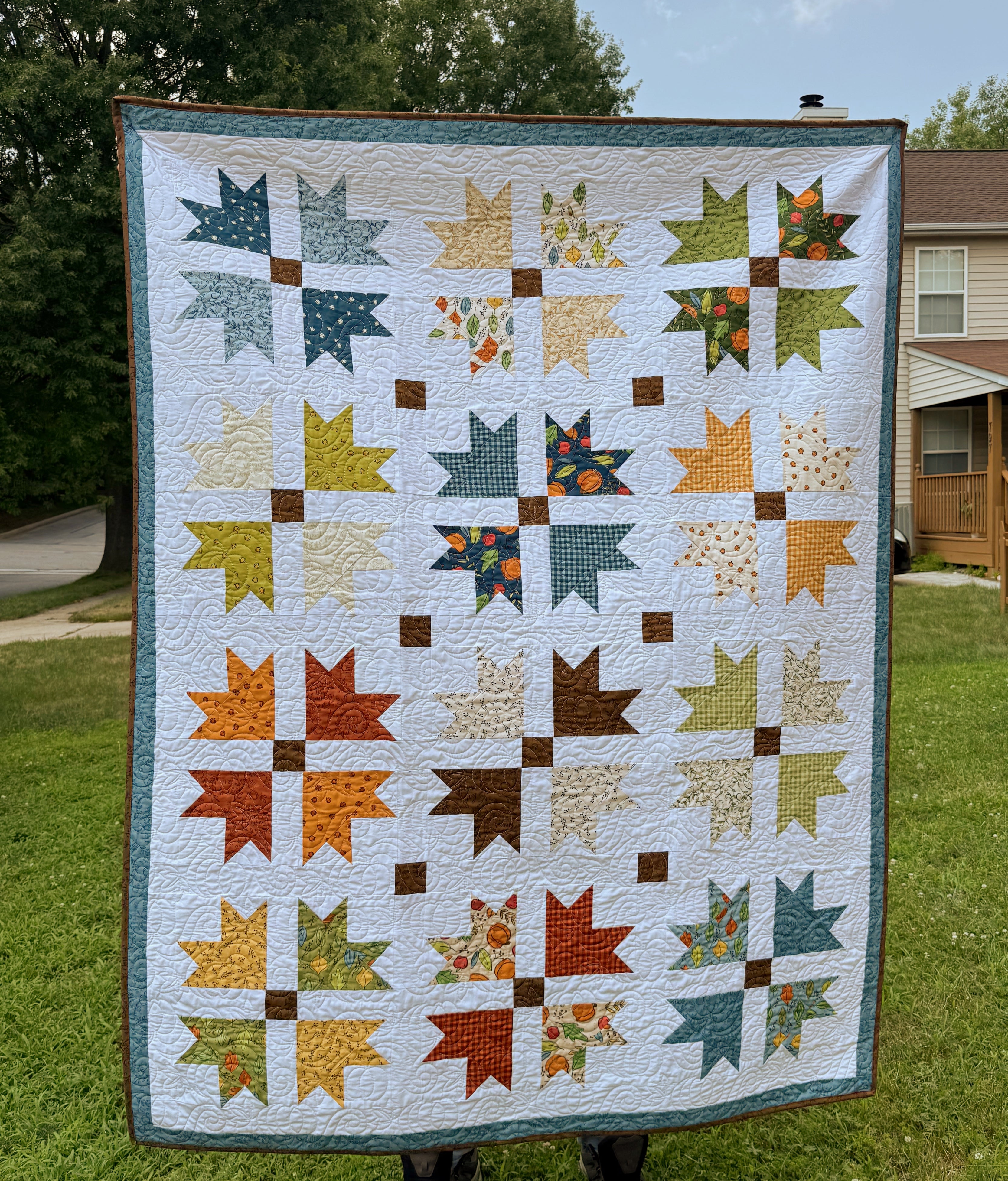Harvest Stars Digital Quilt Pattern