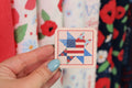 Leather Patriotic Patch
