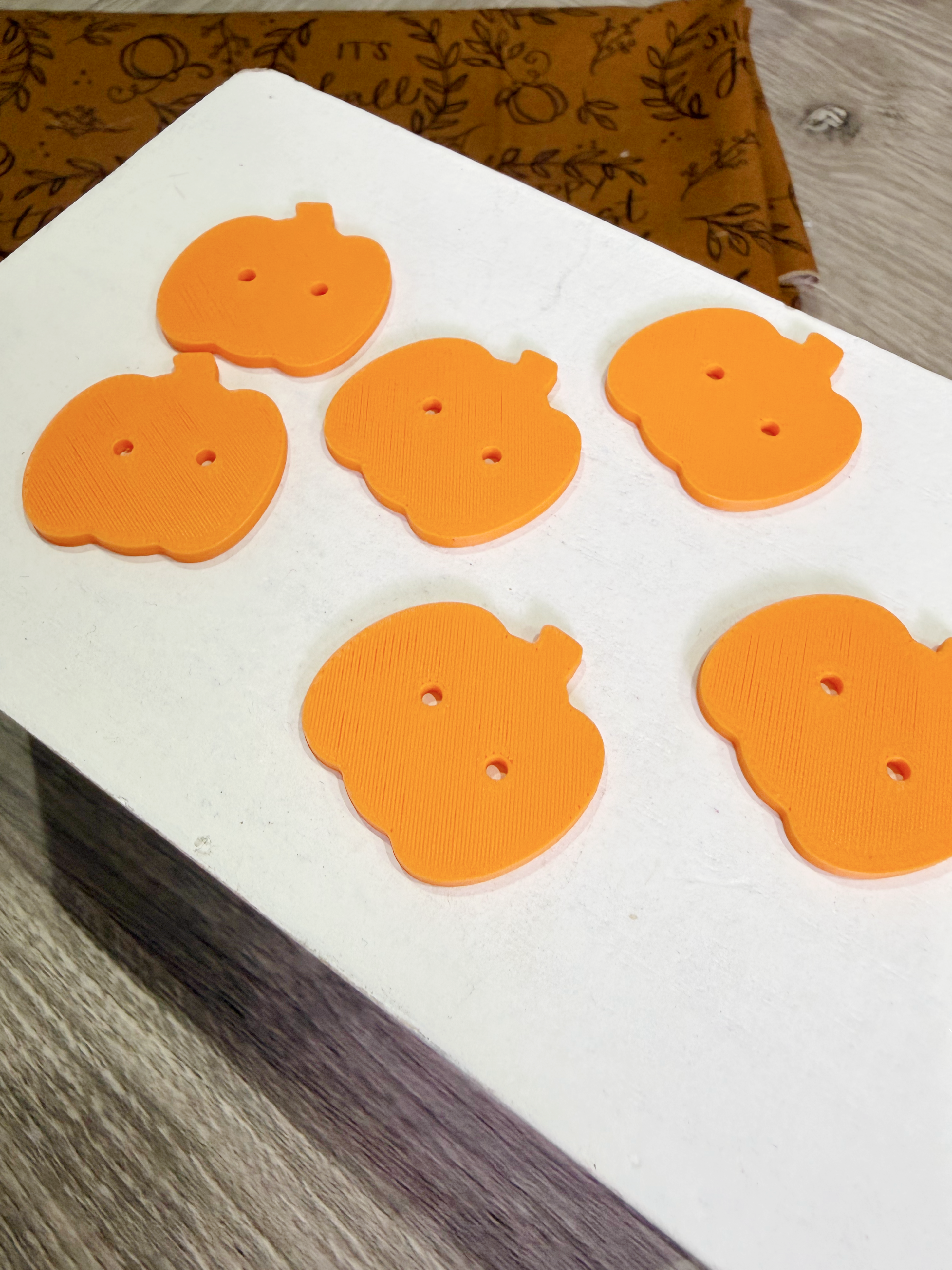 Pumpkin Buttons