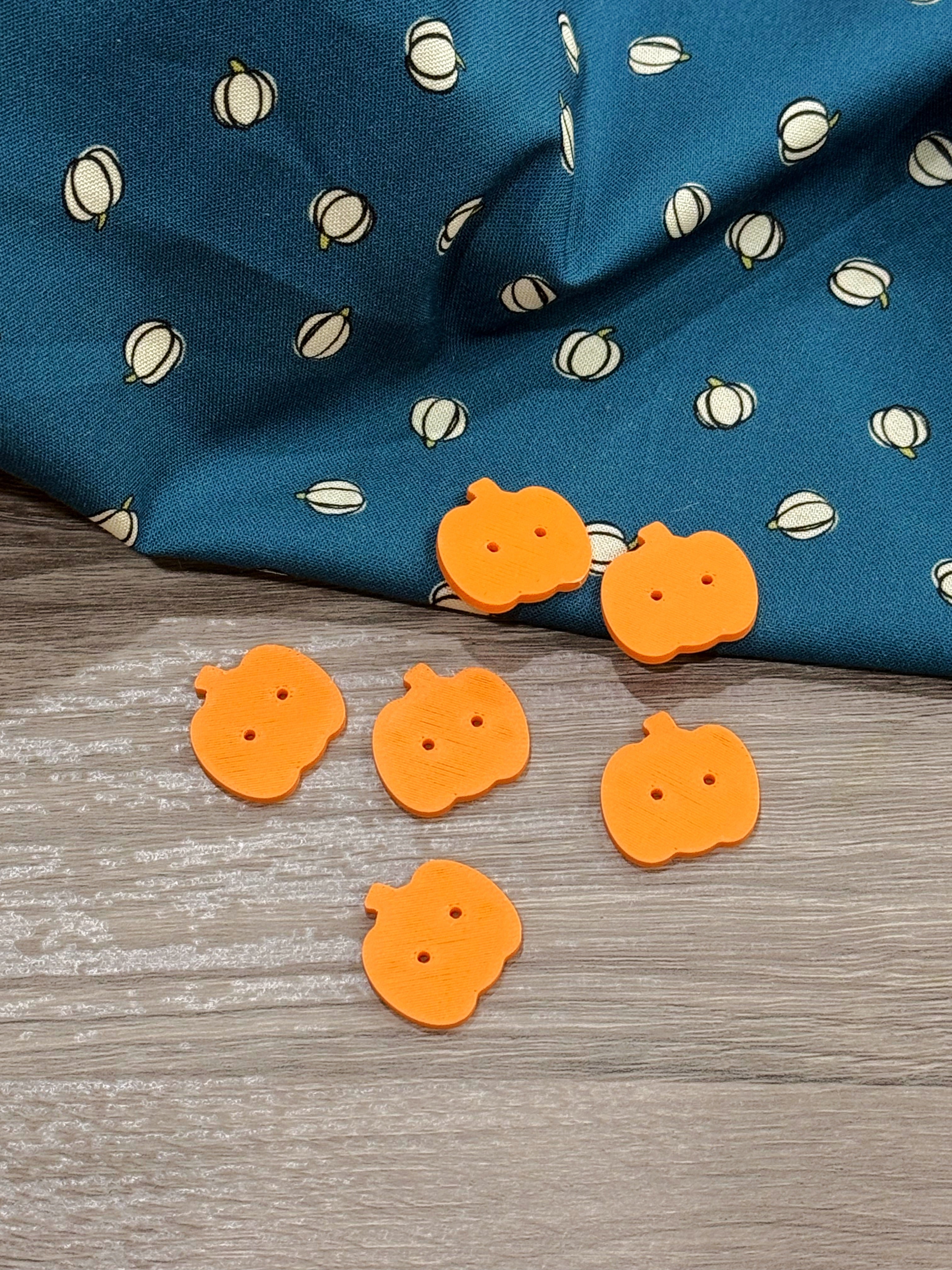 Pumpkin Buttons