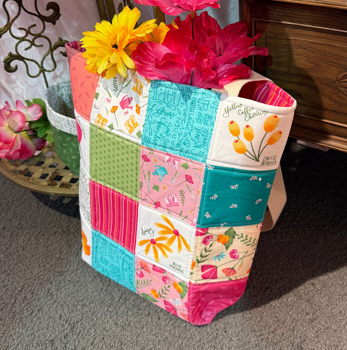 Bloom and Grow Yardage PRE-ORDER: Garden Patch (“Cheater" Print)